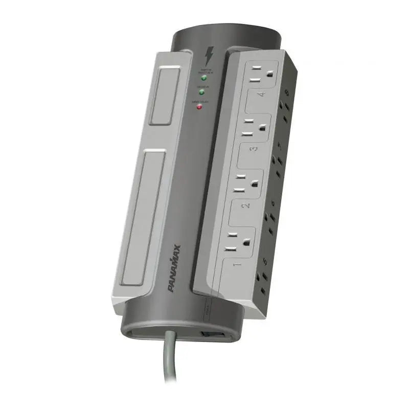Panamax M8-EX 8 AC Outlet Surge Protector Noise Filtration 8 Feet Cord Panamax