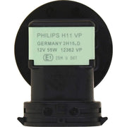 Philips 12362VPB2 H11 55 Watts Vision Plus Upgrade Headlight Bulb with 60% More Vision- Pack of 2 Philips