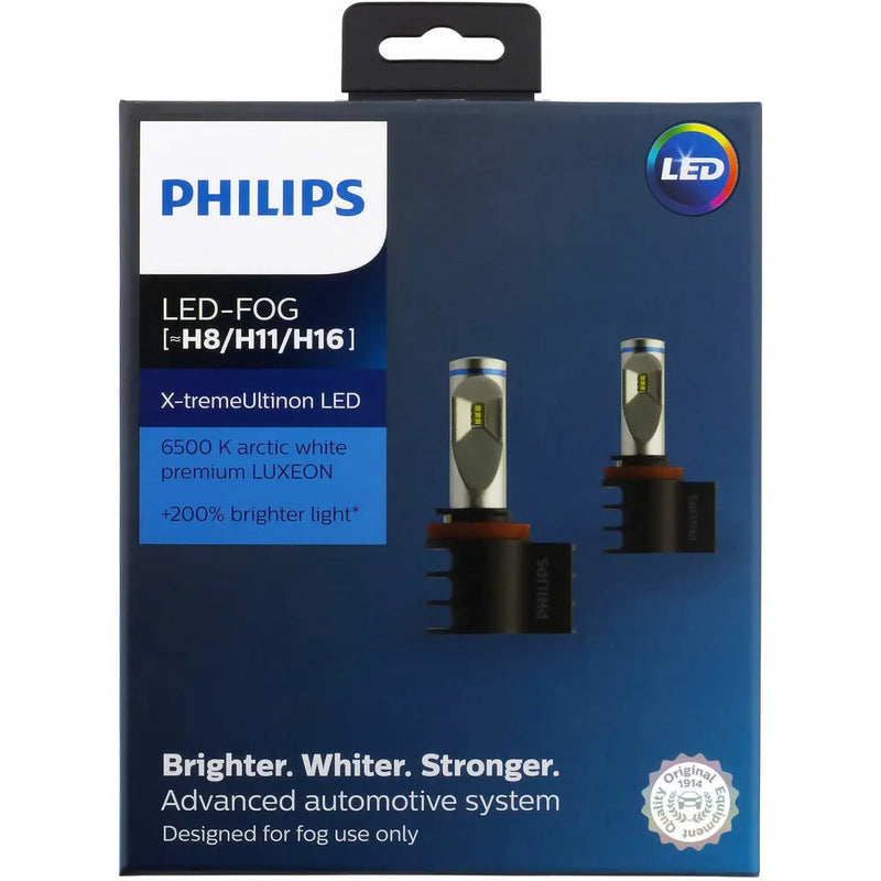Philips 12794UNIX2 X-tremeUltinon (H8/H11/H16) 6500K LED Fog Light Bulbs Kit - 2 Pack Philips