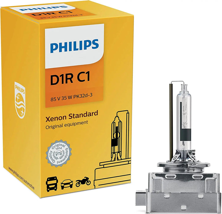 Philips D1R C1 35W 85V Xenon Standard HID Car Automotive Headlight Bulb (Pack of 1) Philips
