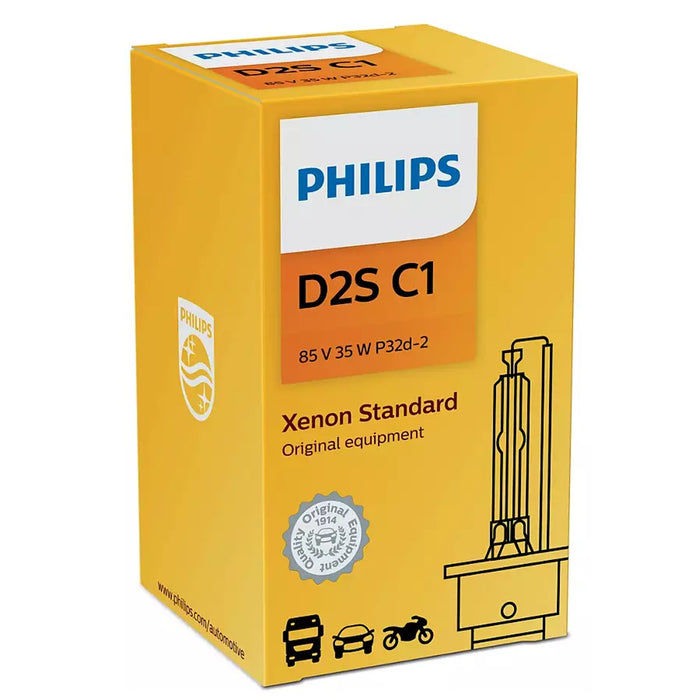 Philips D2S C1 35W 85V Xenon Standard HID Car Automotive Headlight Bulb (Pack of 1) Philips
