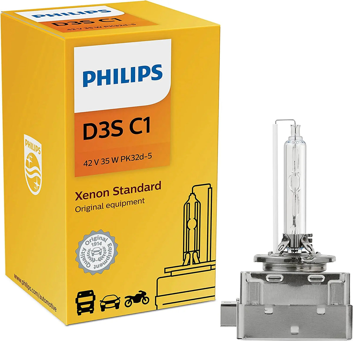 Philips-D3S-C1-35W-42V-Xenon-