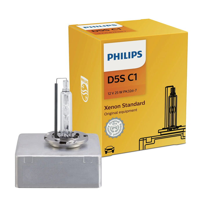 Philips D5S C1 25W 12V Xenon Standard HID Car Automotive Headlight Bulb (Pack of 1) Philips