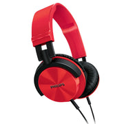 Philips SHL3000RD Adjustable On-Ear Headband Headphones with 75mm Cushioned Earpads Philips