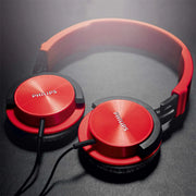 Philips SHL3000RD Adjustable On-Ear Headband Headphones with 75mm Cushioned Earpads Philips