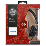 Philips SHL5305BK/28 Fixie Series Stereo Headphones with Universal Mic & 28 3.5mm Cable Philips