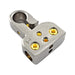 Phoenix Gold ZBX216 SST Top Mount Dual 1/0-4 and 8 Gauge Negative Battery Terminal Clamp Others