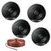 Pioneer 2 Pairs TS-G1620F 6.5" 2-Way 300W Coaxial Speakers w/ FREE Speaker Wire Pioneer