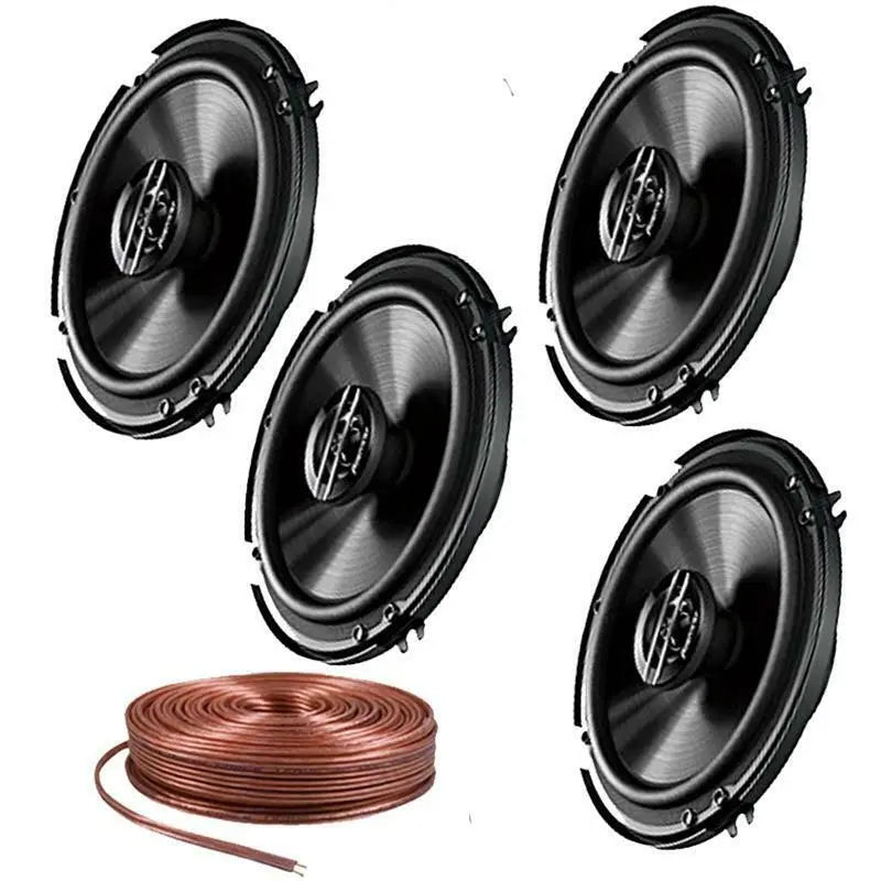 Pioneer 2 Pairs TS-G1620F 6.5" 2-Way 300W Coaxial Speakers w/ FREE Speaker Wire Pioneer