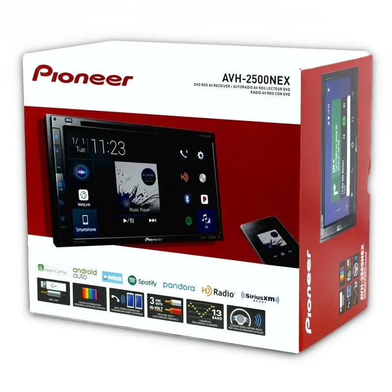Pioneer AVH-2500NEX 2-DIN Touchscreen Multimedia DVD Receiver with 6.8" Display Pioneer