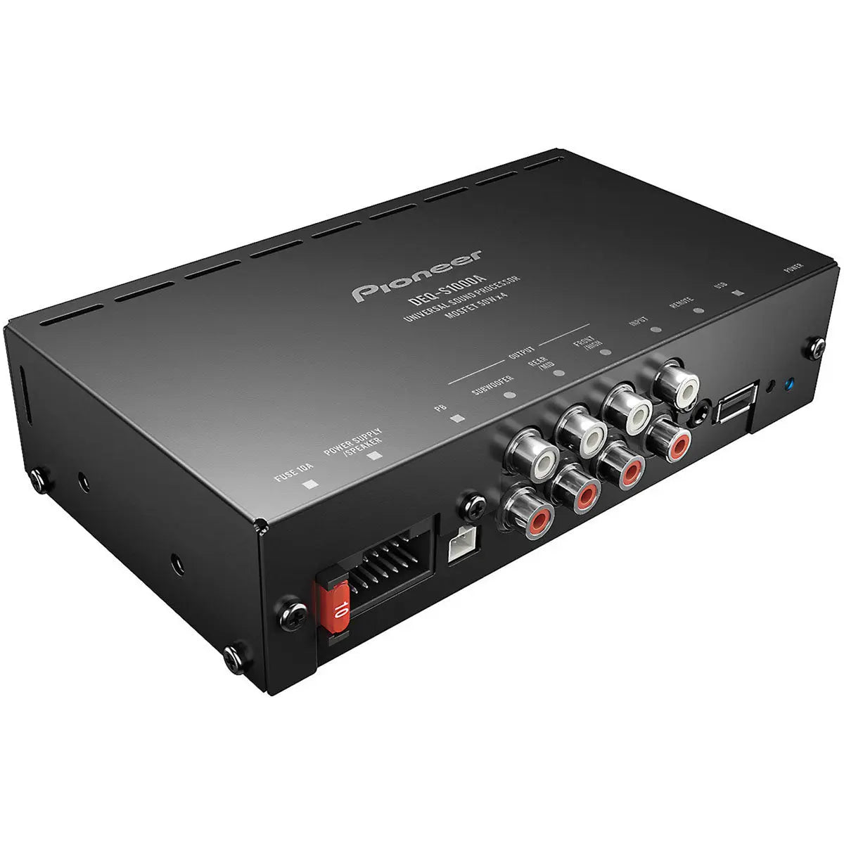 Pioneer DEQ-S1000A Compact 4-channel Car Amplifier W/ Digital Signal P