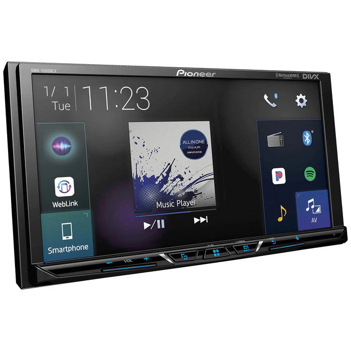 Pioneer DMH-1500NEX Digital Media Receiver with 7" WVGA Display, Apple CarPlay, Android Auto, Built in Bluetooth Pioneer