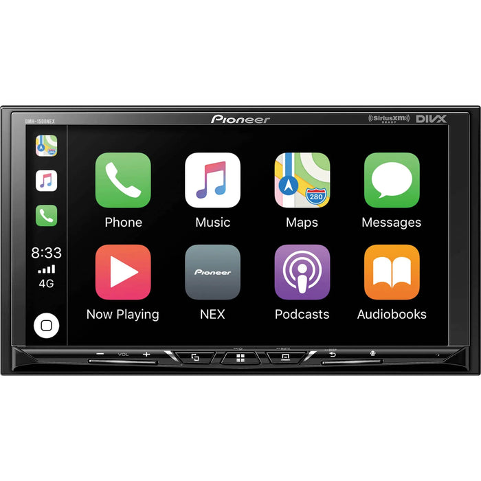 Pioneer DMH-1500NEX Digital Media Receiver with 7" WVGA Display, Apple CarPlay, Android Auto, Built in Bluetooth Pioneer