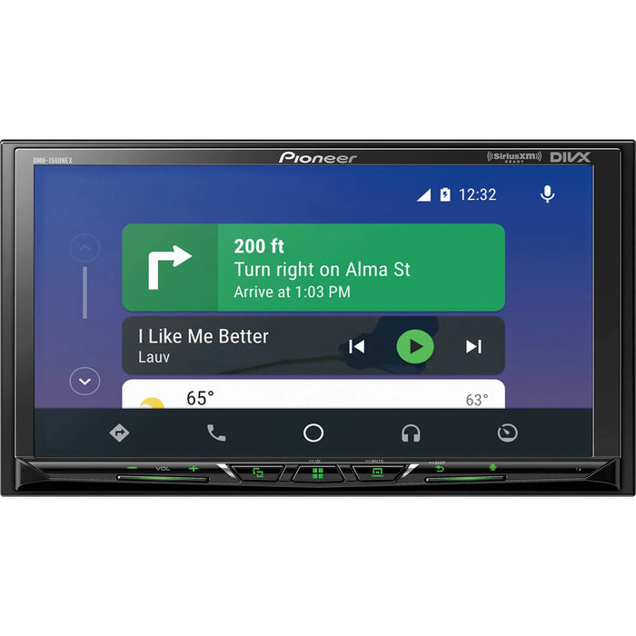 Pioneer DMH-1500NEX Digital Media Receiver with 7" WVGA Display, Apple CarPlay, Android Auto, Built in Bluetooth Pioneer