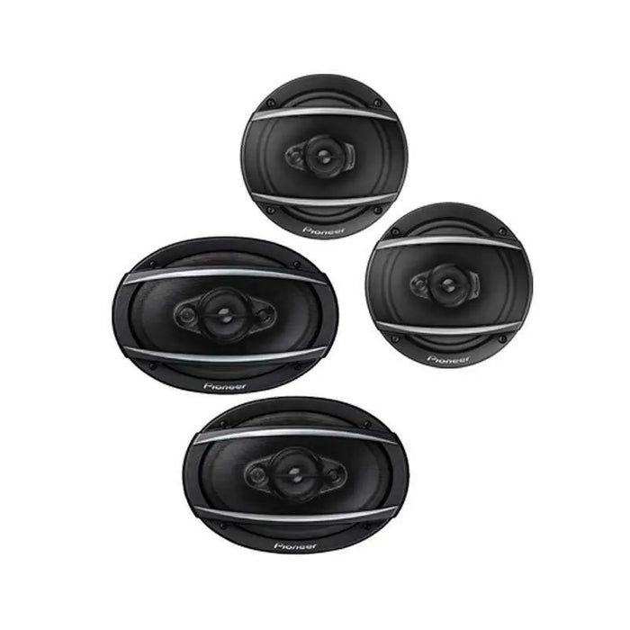 Pioneer TS-A1670F TS-A6960F 6.5" 3-Way and 6x9" 4-Way A-Series Coaxial Speakers Pioneer