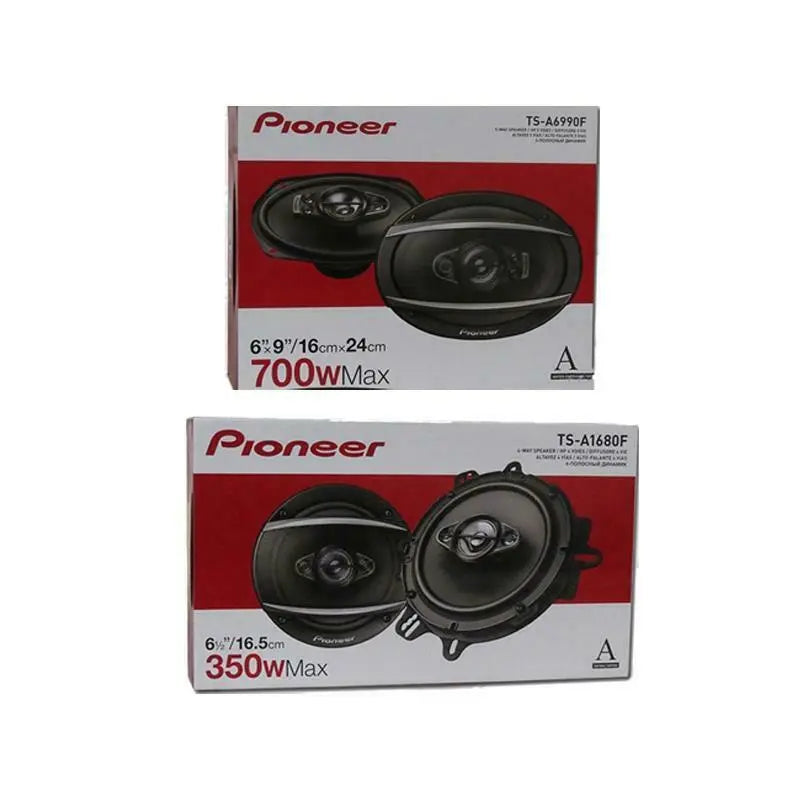 Pioneer TS-A1680F TS-A6990F 6.5" 4-Way 6x9 5-Way A-Series Coaxial Speakers Combo Pioneer