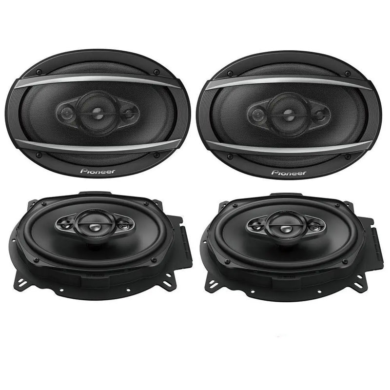 Pioneer TS-A6960F 4-Way 450 Watt 6" x 9" A-Series Coaxial Speakers 6x9 Pioneer