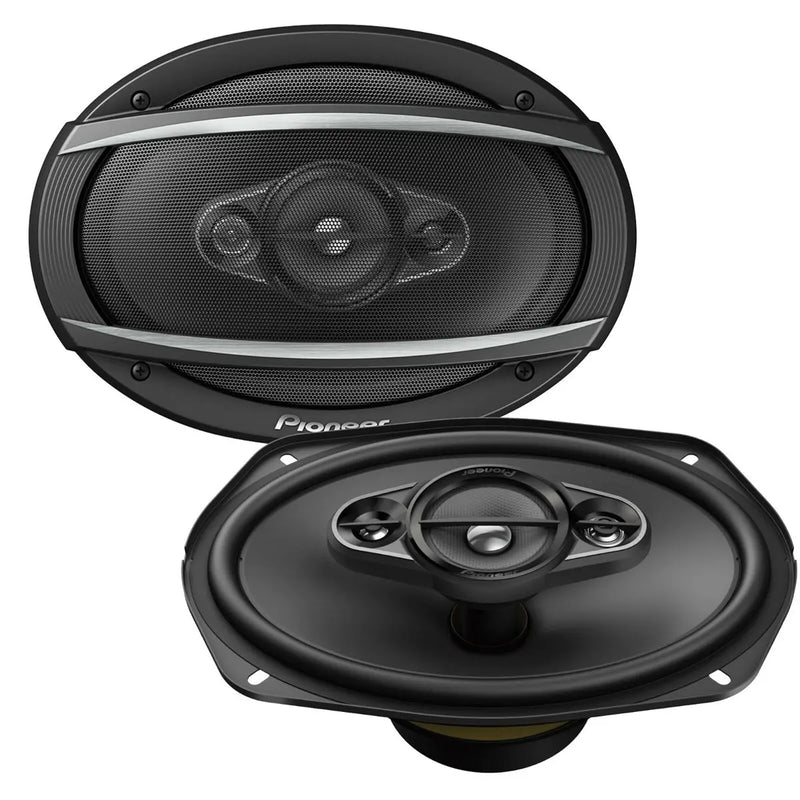 Pioneer TS-A6980F 6" x 9" 4-Way Coaxial System Max Power 650 Watt Car Speaker Pioneer