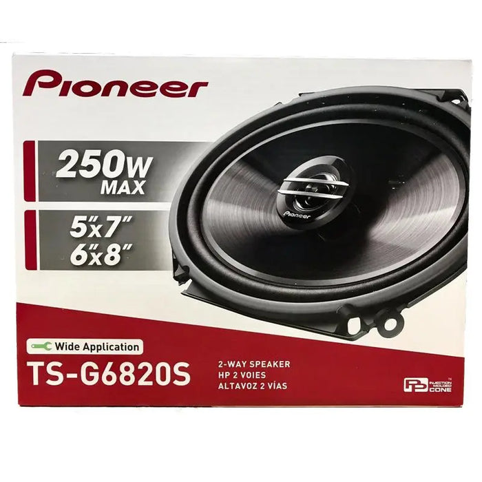 Pioneer TS-G6820S 6" x 8" Inch 250Watts Coaxial Car Audio Speakers 2Way G-Series Pioneer