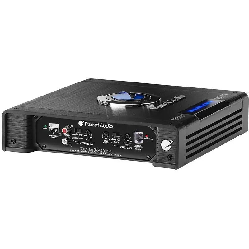 Planet Audio AC1500.1M 1500W Mono Amp w/ Raptor R2AK8 Amp Install Kit Planet Audio