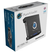 Planet Audio AC1500.1M Anarchy Class AB 1500 Watts Monoblock Amplifier Planet Audio