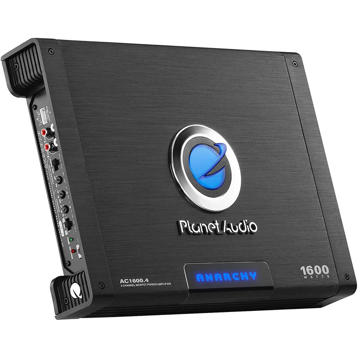 Planet Audio AC1600.4 ANARCHY 4-Channel 1600W Full Range Class A/B Amplifier Planet Audio