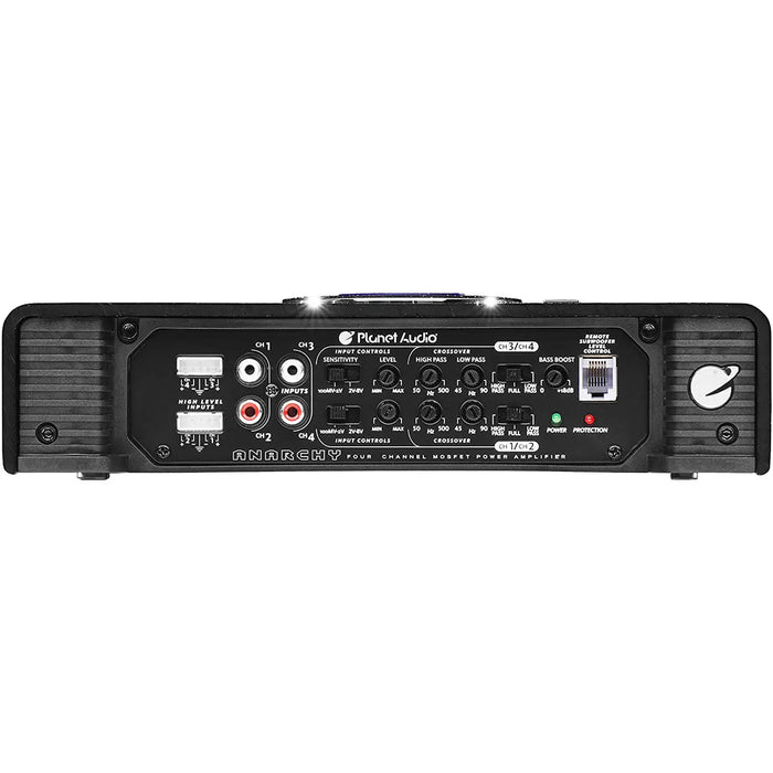 Planet Audio AC1600.4 ANARCHY 4-Channel 1600W Full Range Class A/B Amplifier Planet Audio