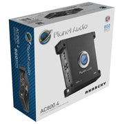 Planet Audio AC800.4 4-Channel Class AB 800 Watt Power Car Amplifier Planet Audio