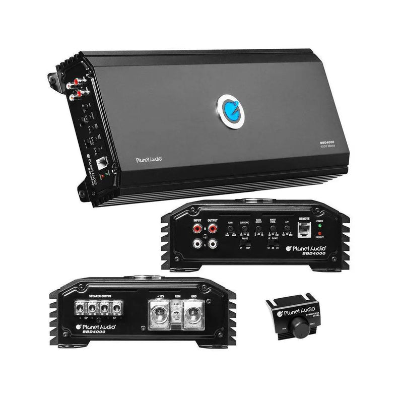 Planet Audio BBD4000 Big Bang Series Class D 4000W 4 ohm Mono Block Car Amplifier Planet Audio
