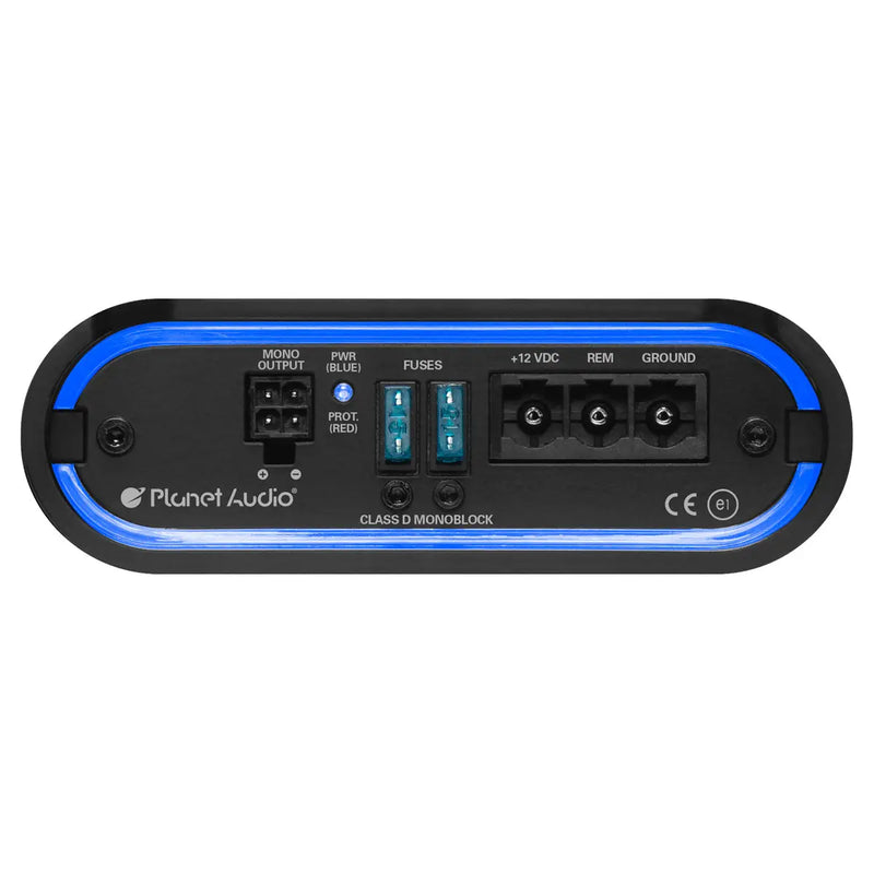 Planet Audio MB1200.1D Monoblock 1200W Class D Power Car Amp with Remote Planet Audio