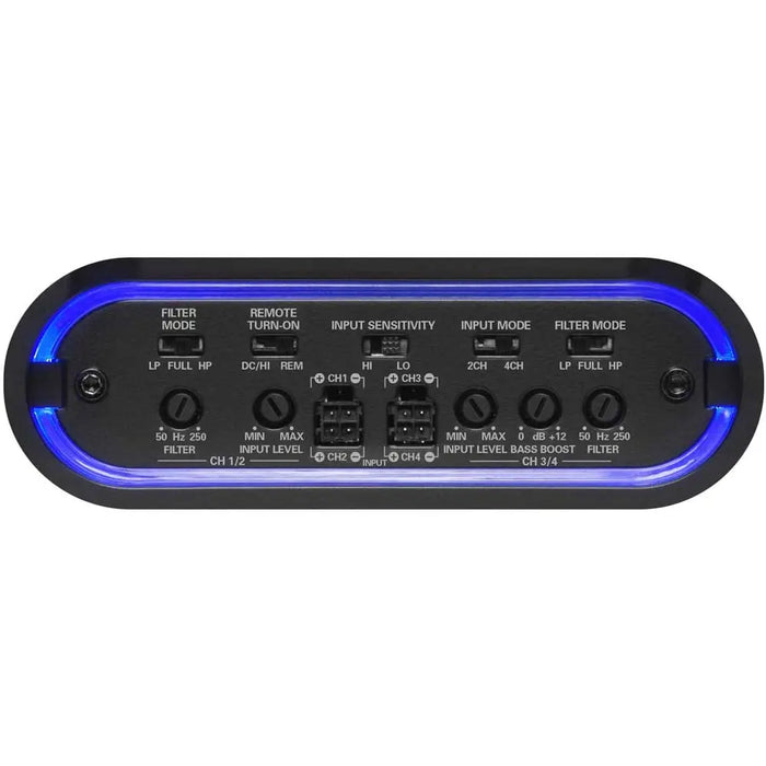 Planet Audio MB300.4D 4D Mini Bang 4 Channel 1200W Class D Power Car Amplifier Planet Audio
