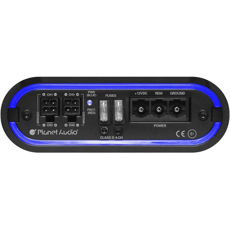 Planet Audio MB300.4D 4D Mini Bang 4 Channel 1200W Class D Power Car Amplifier Planet Audio