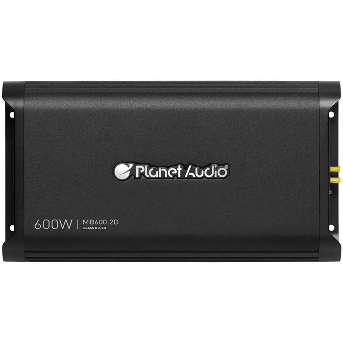 Planet Audio MB600.2D MINI BANG 600W High Output 2 Channel Class D Amplifier Planet Audio