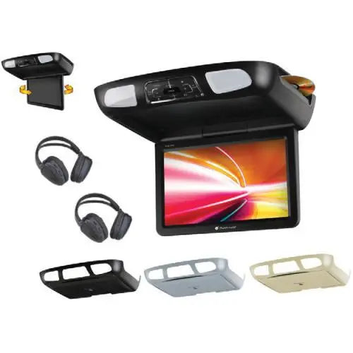 Planet Audio P10.1ES 10.1" Flip Down TFT Monitor DVD Overhead Player Planet Audio