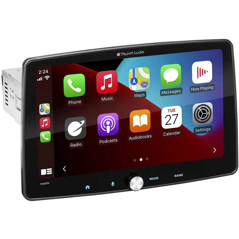 Planet Audio P100CPA Car Receiver 10.1" with Apple CarPlay and Android Auto Planet Audio