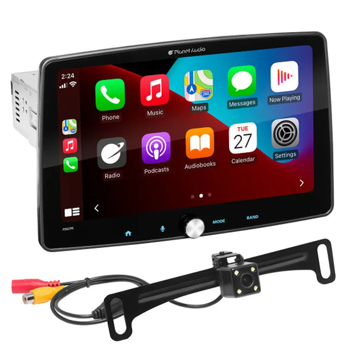 Planet Audio P90CPAC Car Receiver 9" Single DIN Touch Screen w/ Apple CarPlay Planet Audio