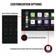 Planet Audio P9900CPA 6.75" Double DIN Multimedia Player Touchscreen Bluetooth Planet Audio