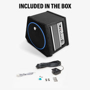 Planet Audio PAB80 8" 250W Amplified Subwoofer System with Enclosure (Each) Planet Audio