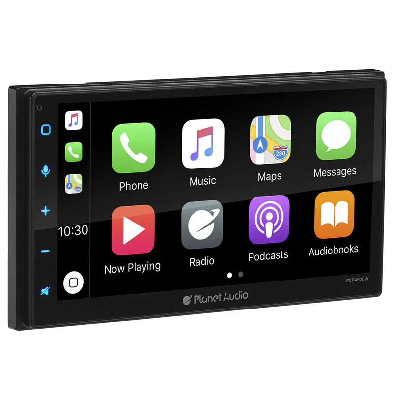 Planet Audio PCPA975W 6.75" Bluetooth Apple CarPlay Android Auto Car Audio Receiver Planet Audio