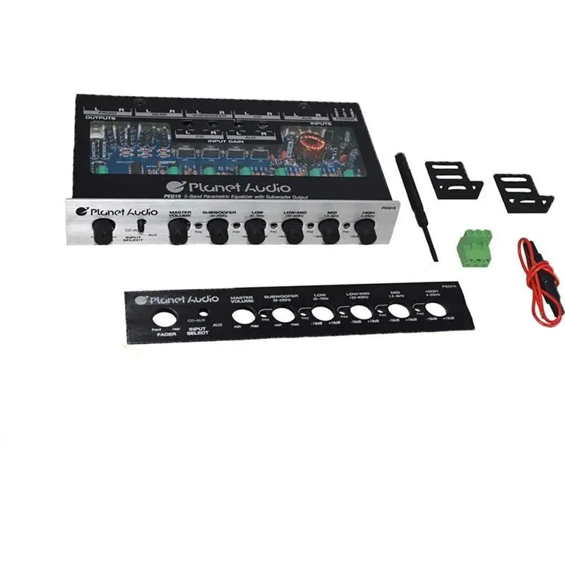 sende Kaptajn brie ventil Planet Audio PEQ15 5-Band Parametric Equalizer with Sub Output — The Wires  Zone