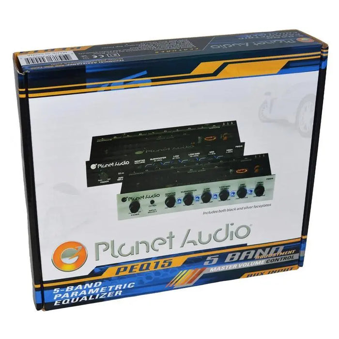 Planet Audio PEQ15 5-Band Parametric Equalizer with Subwoofer Output Planet Audio