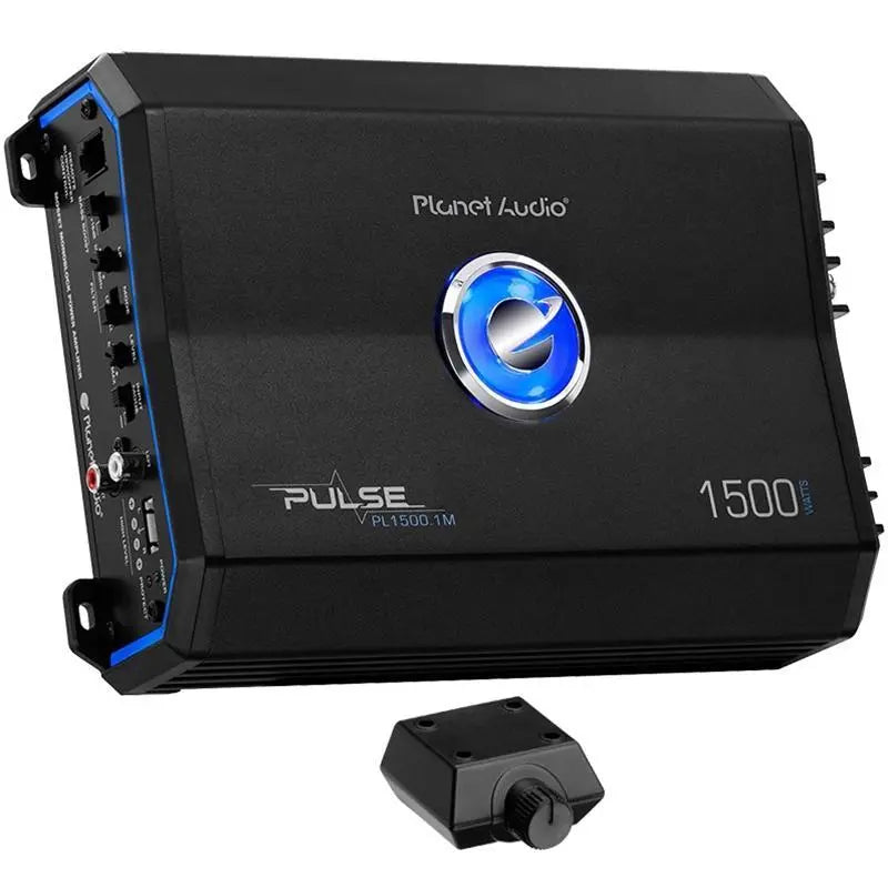 Planet Audio PL1500.1M 1500W Monoblock Class A B Amplifier with Remote Planet Audio