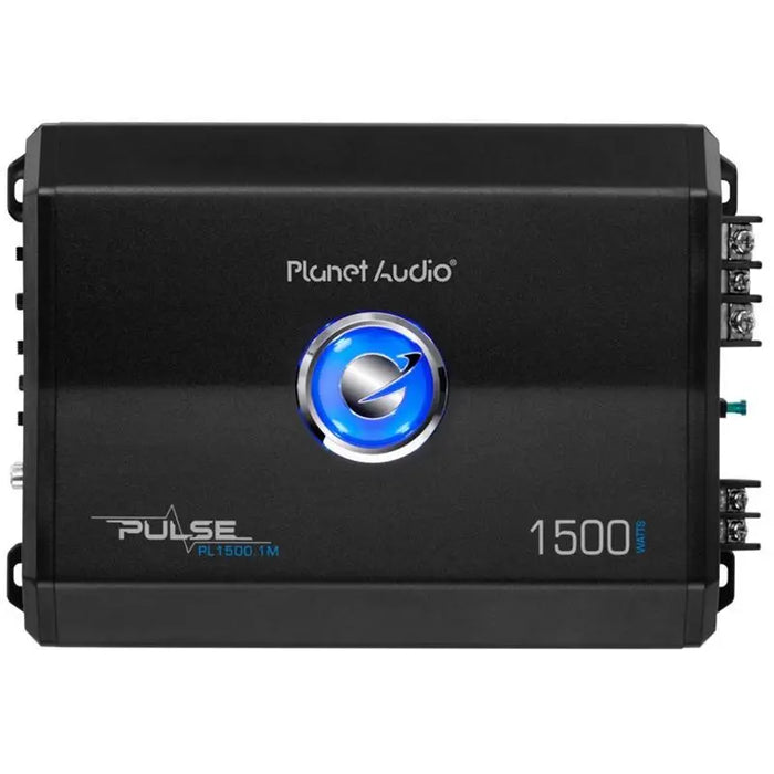 Planet Audio PL1500.1M 1500W Monoblock Class A B Amplifier with Remote Planet Audio