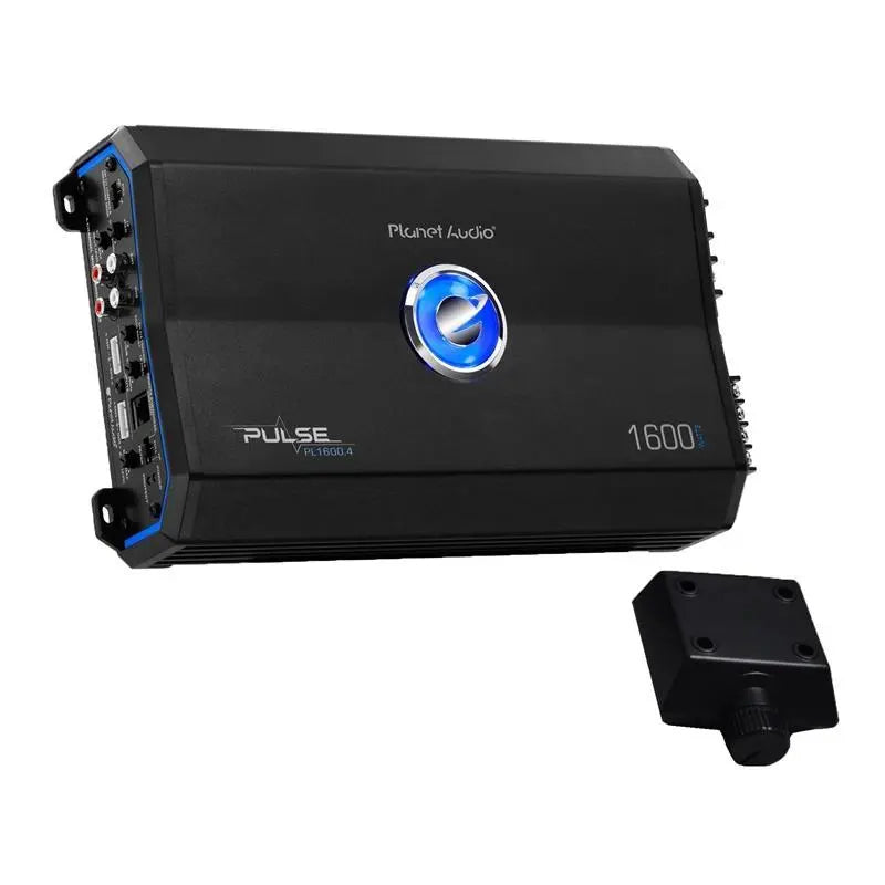 Planet Audio PL1600.4 4-Channel 1600W Power Car Amplifier with Remote Planet Audio