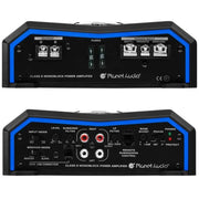 Planet Audio PL3000.1D Class D Monoblock Amp Pulse 3000W with 4 Gauge Amp Kit Planet Audio