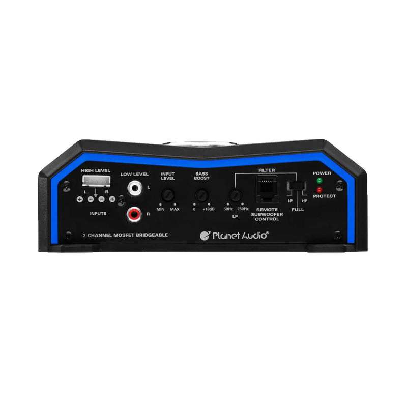 Planet Audio PL3000.2 2-Channel Class AB 3000W High Output Full Range Car Amplifier Planet Audio