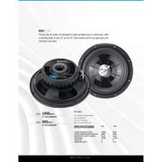 Planet Audio PX10 10" 800W 4 Ohm Single Voice Coil Car Shallow Subwoofer (Each) Planet Audio