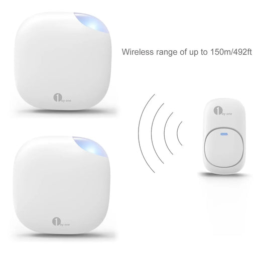 Plug and Play Chime Wireless Doorbell 500 feet with 2 Plug-in Receivers Home Or Office Others