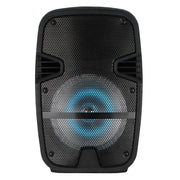 Portable 8" Bluetooth DJ Speaker 4500W Max Power PA Loudspeaker with LED, Remote The Wires Zone