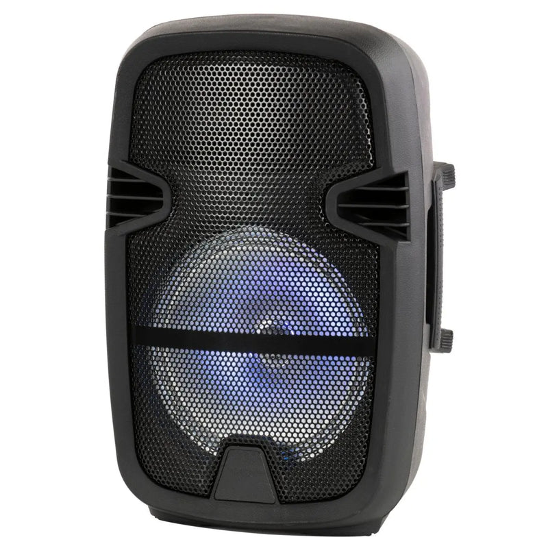 Portable 8" Bluetooth DJ Speaker 4500W Max Power PA Loudspeaker with LED, Remote The Wires Zone